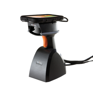 Saveo Scan on charging craddle - barcode scanner